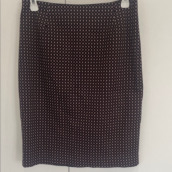 Mario Serrani Italy Black and Red Geometric Pencil Skirt - Picture 14 of 17